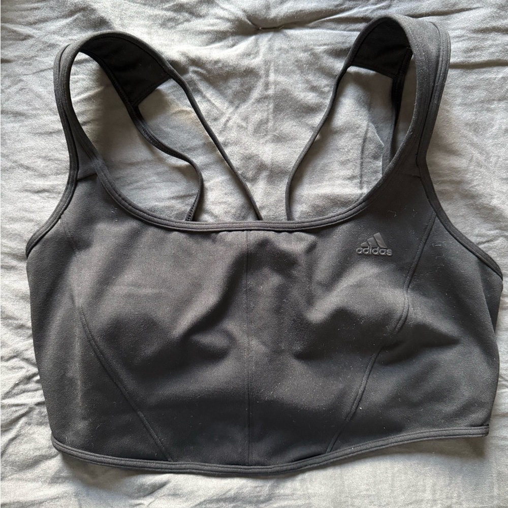 Adidas Women's Charcoal Sports Bra